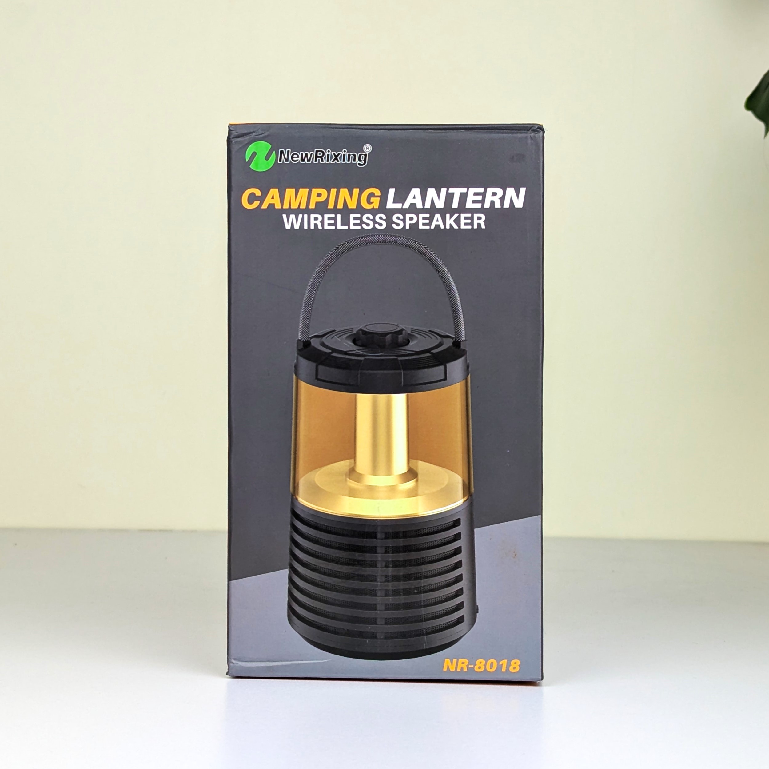 NewRixing NR-8018 3-in-1 Camping Lantern Wireless Speaker – LED Light